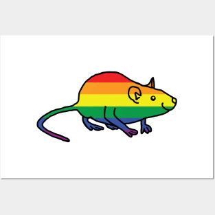 Pride Rat Posters and Art